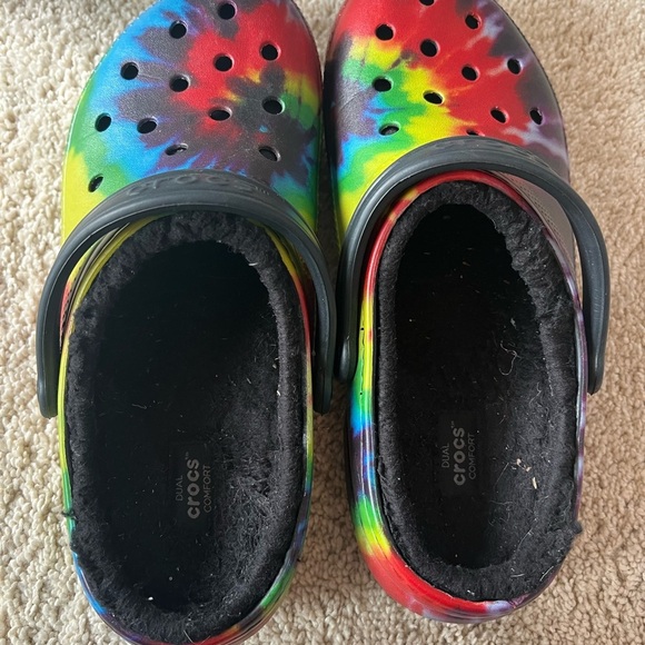 CROCS Shoes - Crocs Colorful Tie-Dye Clogs
